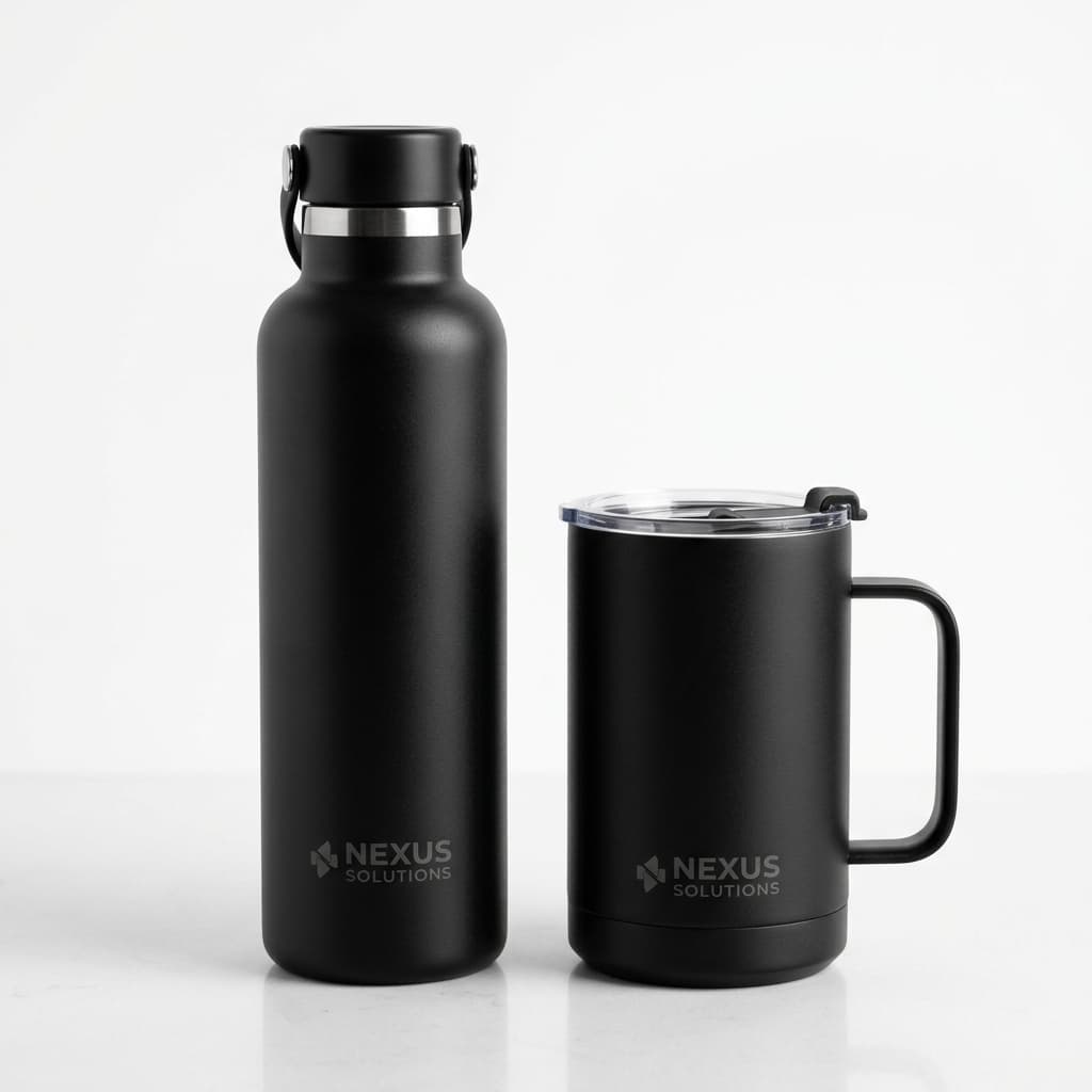 Customized vacuum flasks and bottles for gifting.