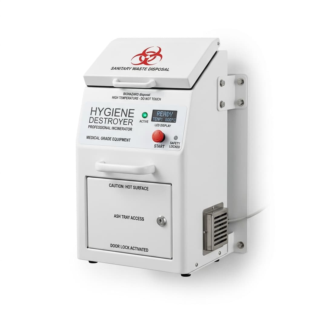 Environment-friendly sanitary napkin incinerators for industrial units.