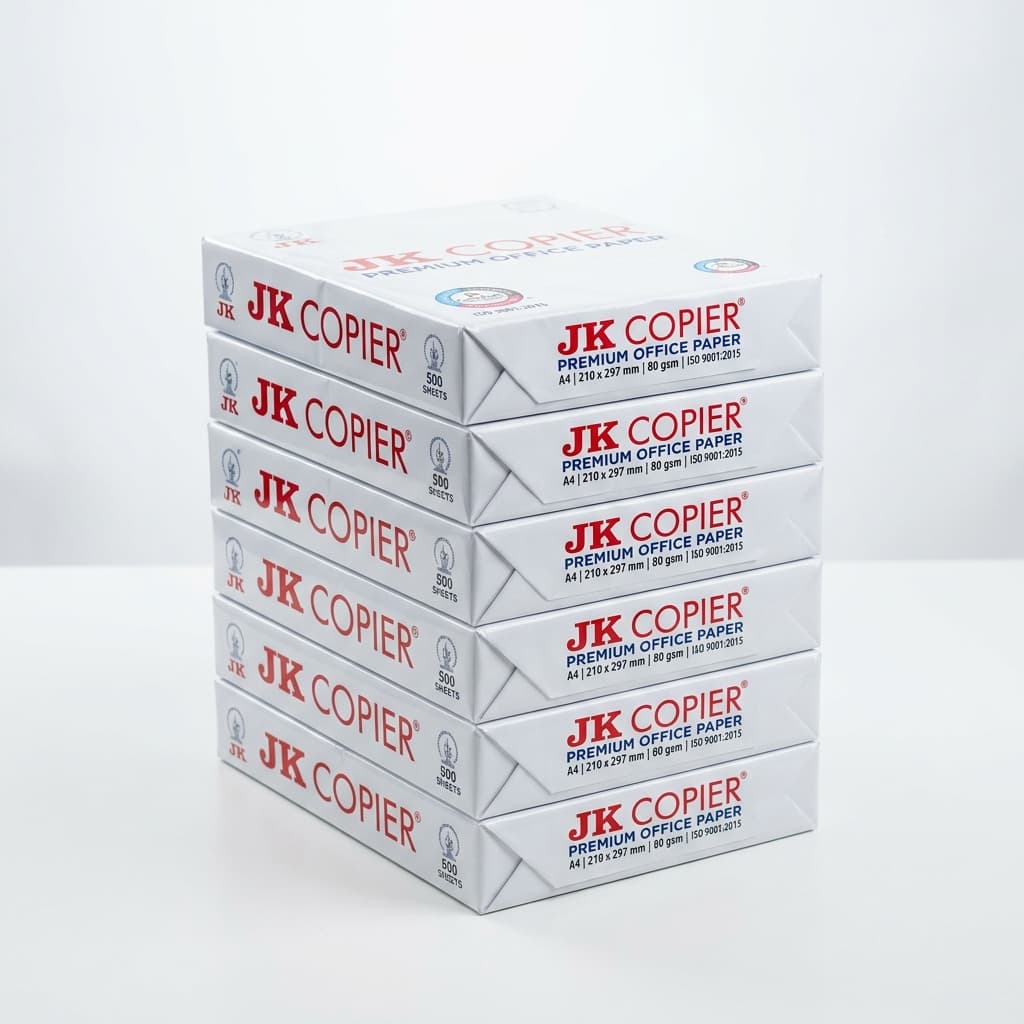 Bulk JK Copier A4 paper from a primary stationery supplier Chennai.