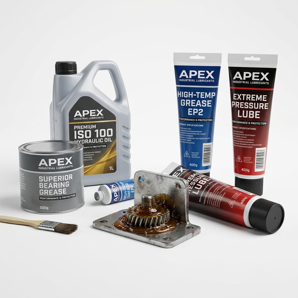 Heavy-duty industrial grease for mechanical friction control.