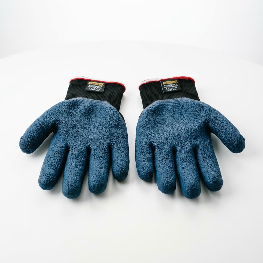 Cut-resistant and heat-proof industrial safety gloves.