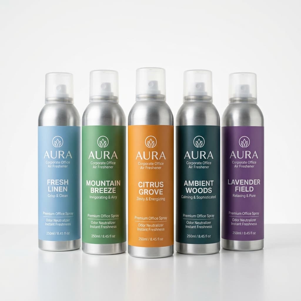 Sensor-based office air fresheners from a housekeeping material supplier in Chennai.