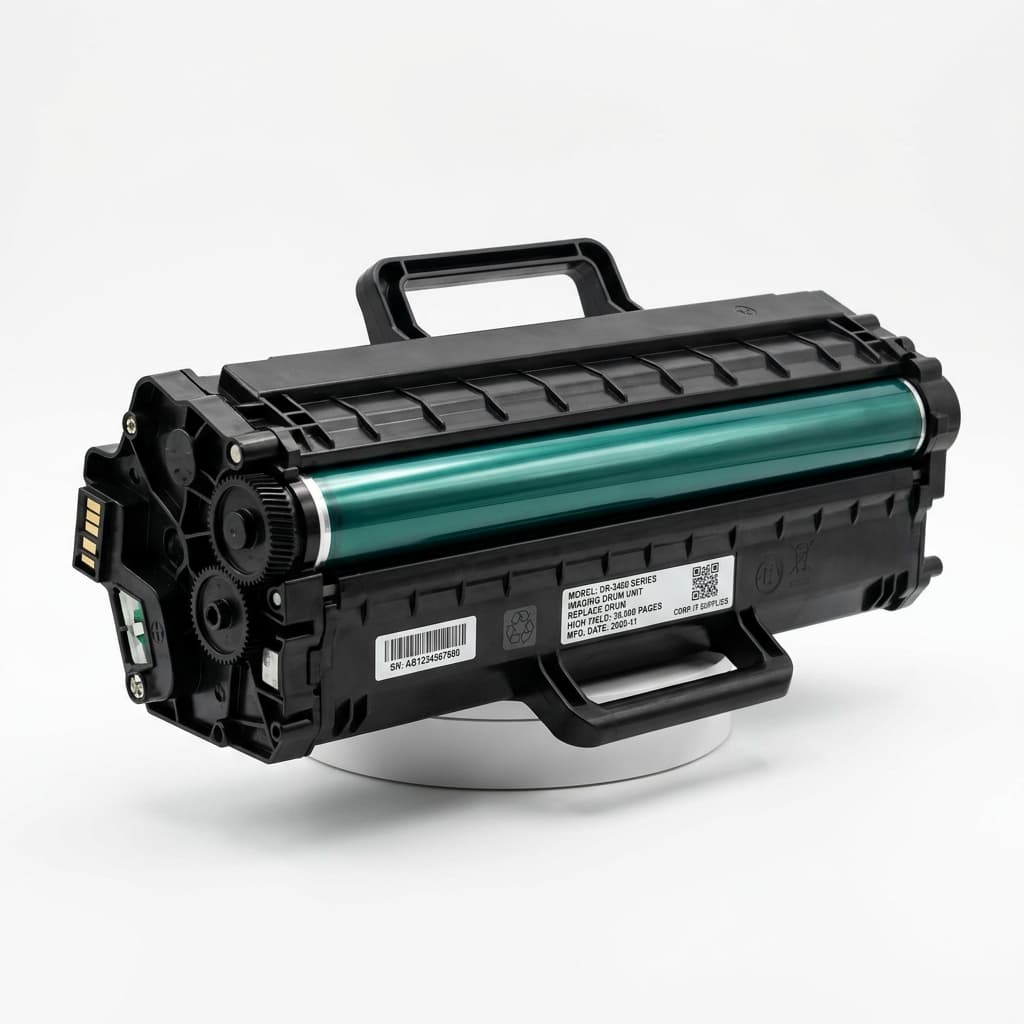 Replacement printer drum units for maintenance.