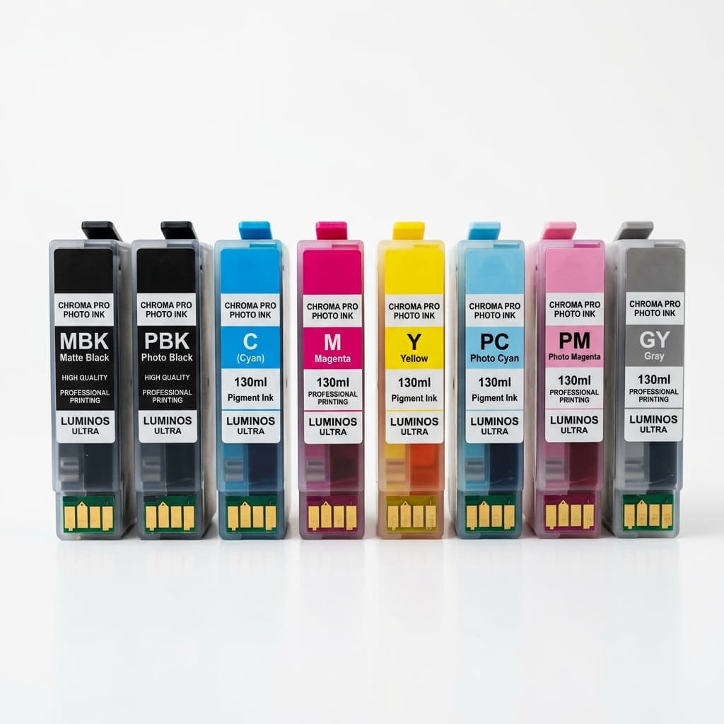 Professional photo printing cartridges.