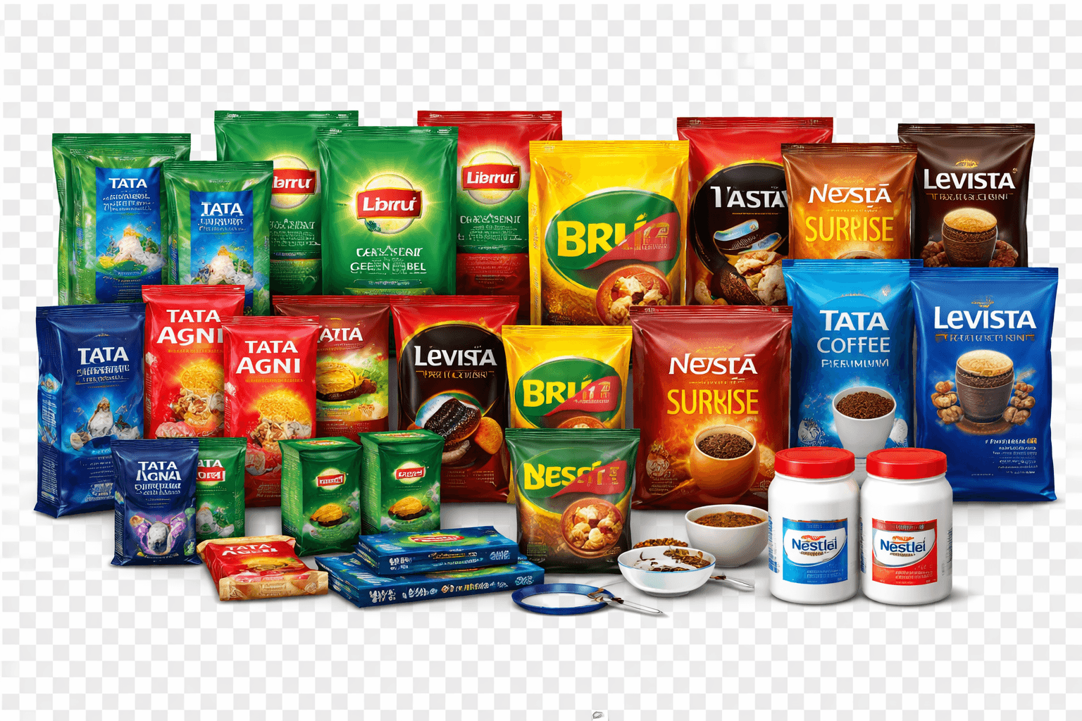 Premium corporate pantry tea and coffee powders.